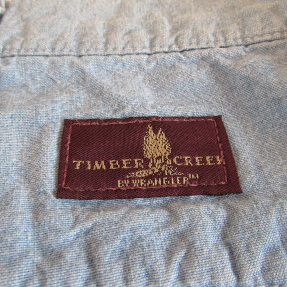 Timber Creek by Wrangler Pleated Front Denim Shorts Light Blue Wash Size 42 - Picture 4 of 5